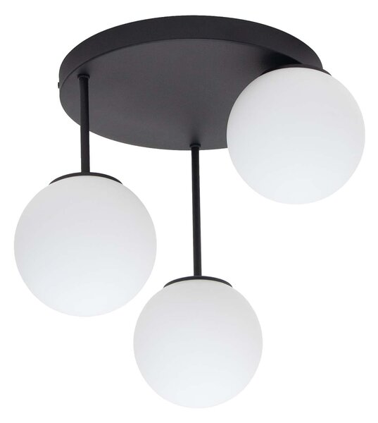Lampa sufitowa Aurelia 3xE27 led czarna kule