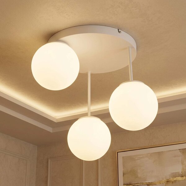 Lampa sufitowa Aurelia 3xE27 led biała kule