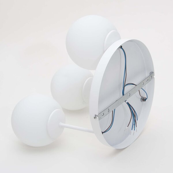 Lampa sufitowa Aurelia 3xE27 led biała kule