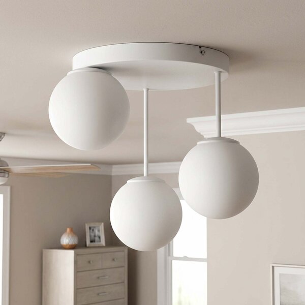Lampa sufitowa Aurelia 3xE27 led biała kule