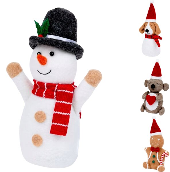 Dekoracja świąteczna ŚNIEŻNY PRZYJACIEL 27 cm - różne warianty Wersja: Gingerbread