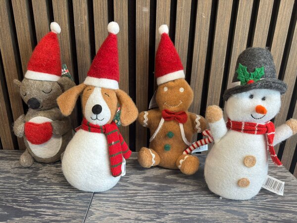 Dekoracja świąteczna ŚNIEŻNY PRZYJACIEL 27 cm - różne warianty Wersja: Gingerbread