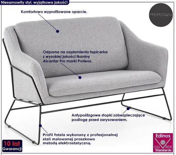 Sofa dwuosobowa T9-F95