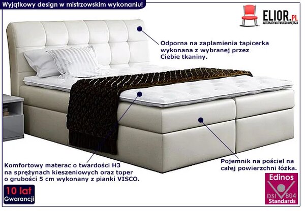 Łóżko kontynentalne L2-D93