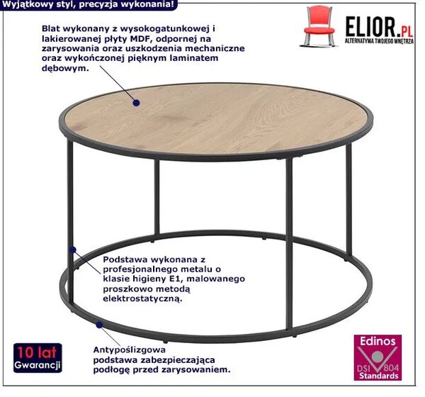 Kawowy stolik loft - F9-D47