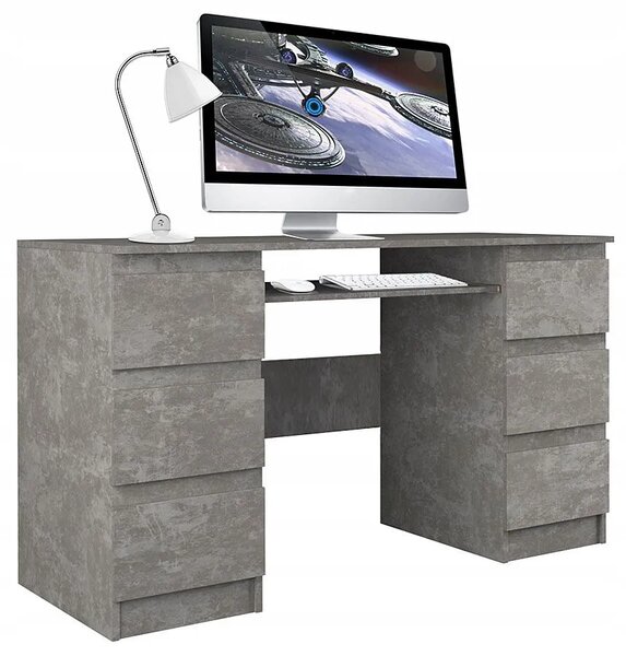 Biurko dla ucznia Liner 2X - beton