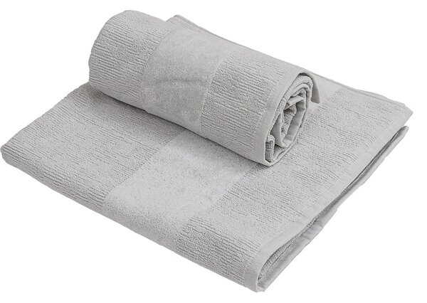 Ręcznik CARRARA 60x100 cm jasnoszary, 100% bawełna