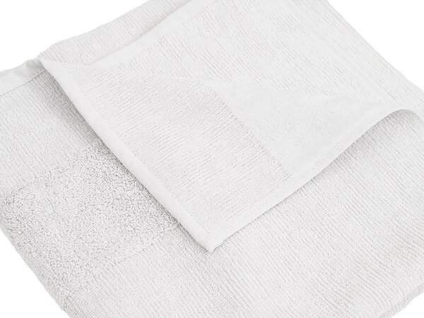 Zestaw ręczników CARRARA 1 szt. 60x100 cm i 1 szt. 40x55 cm 100% bawełna, biały