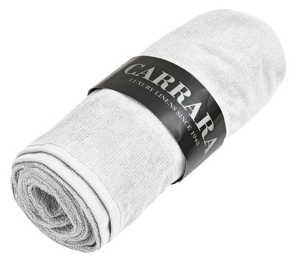 Zestaw ręczników CARRARA 1 szt. 60x100 cm i 1 szt. 40x55 cm 100% bawełna, biały
