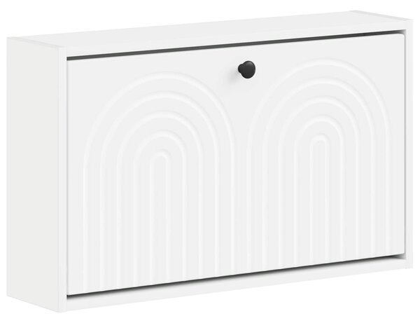 Wisząca szafka na buty ALKMAAR 71 x 17 x 43 cm Biały