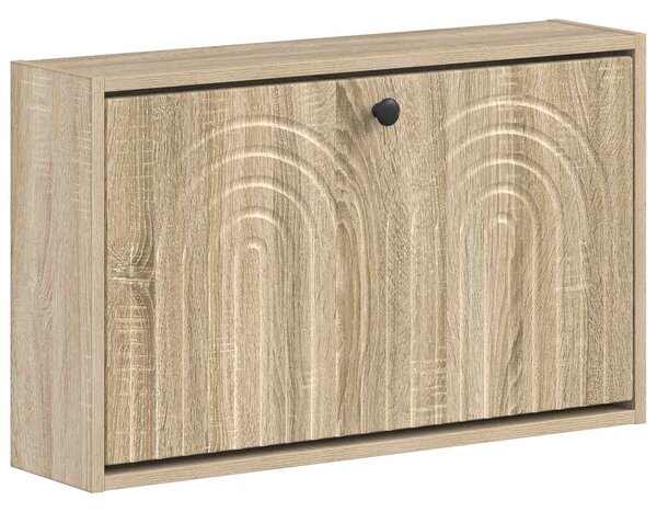 Wisząca szafka na buty ALKMAAR 71 x 17 x 43 cm dąb Sonoma