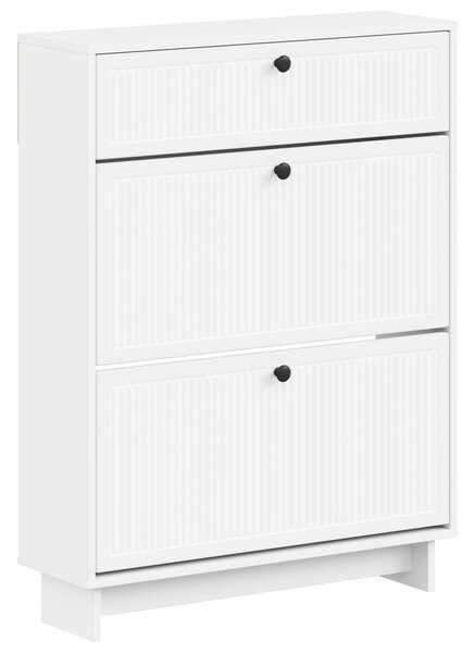 Szafka na buty EDE 78 x 24 x 103 cm Drewno inżynieryjne Biały