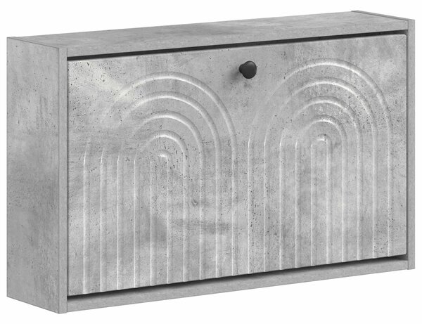 Wisząca szafka na buty ALKMAAR 71 x 17 x 43 cm Betonowy szary