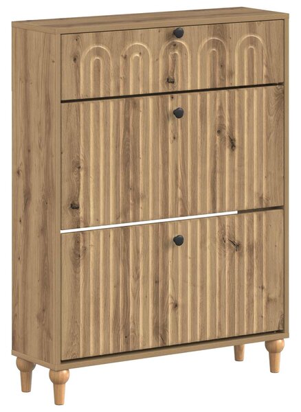 Szafka na buty ALKMAAR 78 x 24 x 103 cm Drewno inżynieryjne