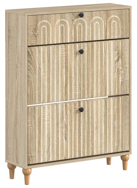 Szafka na buty ALKMAAR 78 x 24 x 103 cm Drewno inżynieryjne