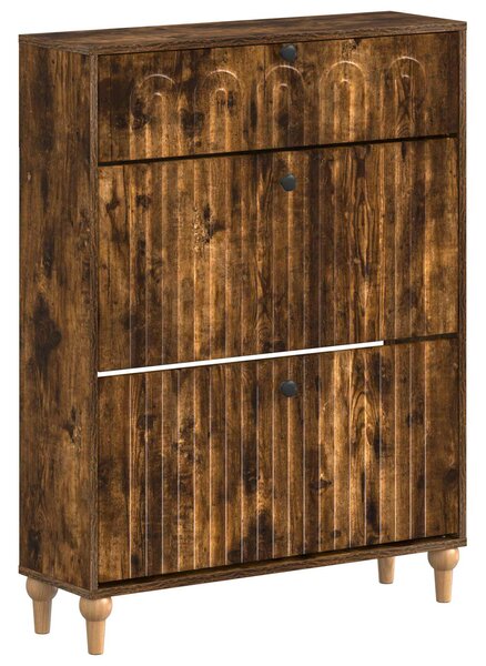 Szafka na buty ALKMAAR 78 x 24 x 103 cm Drewno inżynieryjne