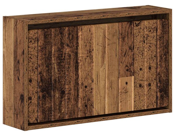Wisząca szafka na buty ZWOLLE 71 x 17 x 43 cm Stare drewno