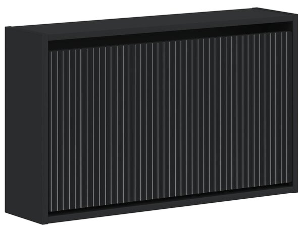 Wisząca szafka na buty ARNHEM 71 x 17 x 43 cm Czarny