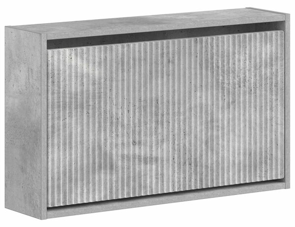 Wisząca szafka na buty ARNHEM 71 x 17 x 43 cm Betonowy szary