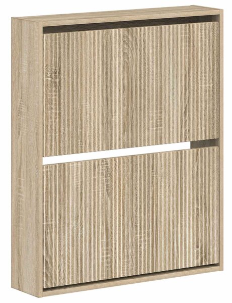 Wisząca szafka na buty ARNHEM 71 x 17 x 86 cm dąb Sonoma