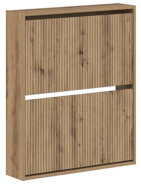 Wisząca szafka na buty ARNHEM 71 x 17 x 86 cm Dąb artisan