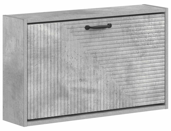 Wisząca szafka na buty HAARLEM 71 x 17 x 43 cm Betonowy szary