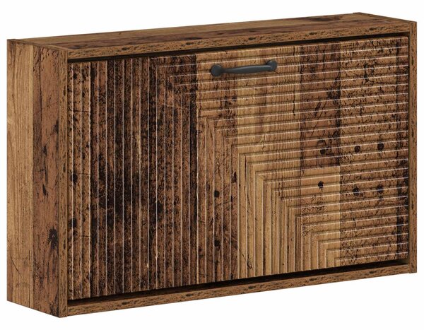 Wisząca szafka na buty HAARLEM 71 x 17 x 43 cm Stare drewno