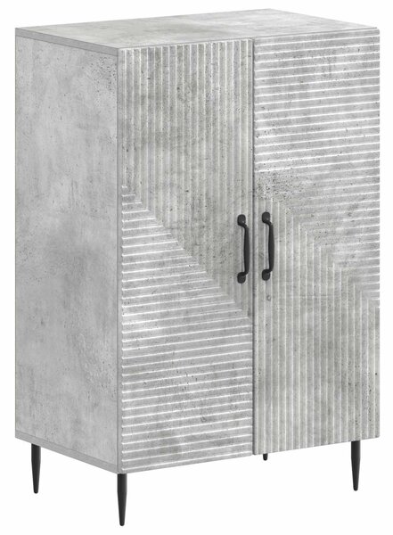 Szafka na buty HAARLEM 59,5 x 39,5 x 89,5 cm Betonowy szary