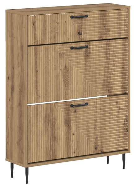 Szafka na buty HAARLEM 78 x 24 x 103 cm Drewno inżynieryjne
