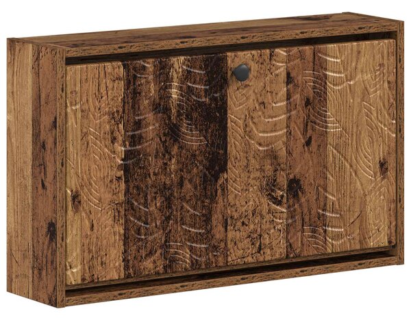 Wisząca szafka na buty DELFT 71 x 17 x 43 cm Stare drewno