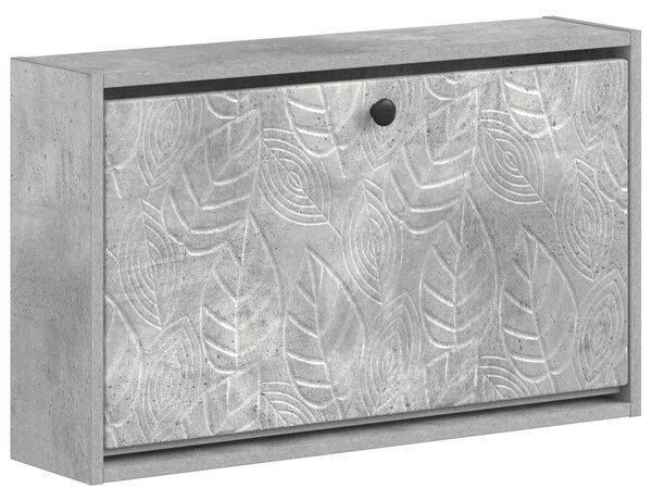 Wisząca szafka na buty DELFT 71 x 17 x 43 cm Betonowy szary