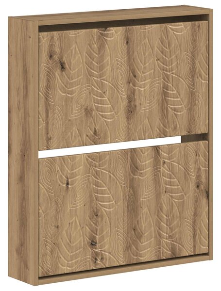 Wisząca szafka na buty DELFT 71 x 17 x 86 cm Dąb artisan