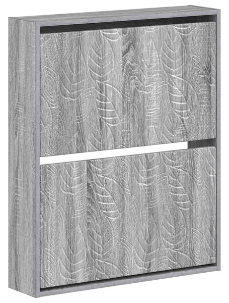 Wisząca szafka na buty DELFT 71 x 17 x 86 cm Szary Sonoma