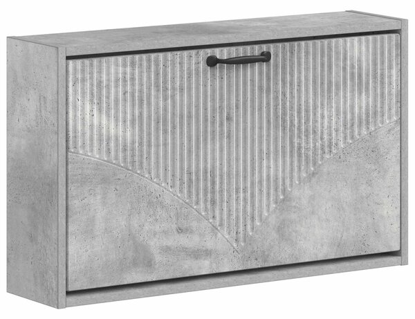 Wisząca szafka na buty HOORN 71 x 17 x 43 cm Betonowy szary