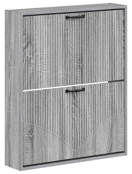 Wisząca szafka na buty HOORN 71 x 17 x 86 cm Szary Sonoma