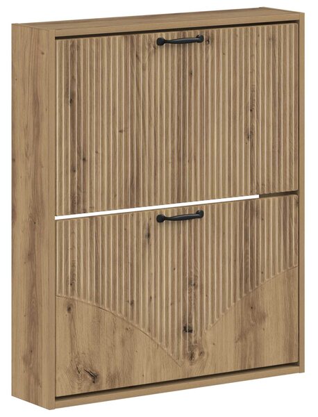 Wisząca szafka na buty HOORN 71 x 17 x 86 cm Dąb artisan