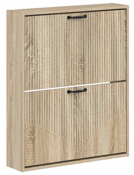 Wisząca szafka na buty HOORN 71 x 17 x 86 cm dąb Sonoma