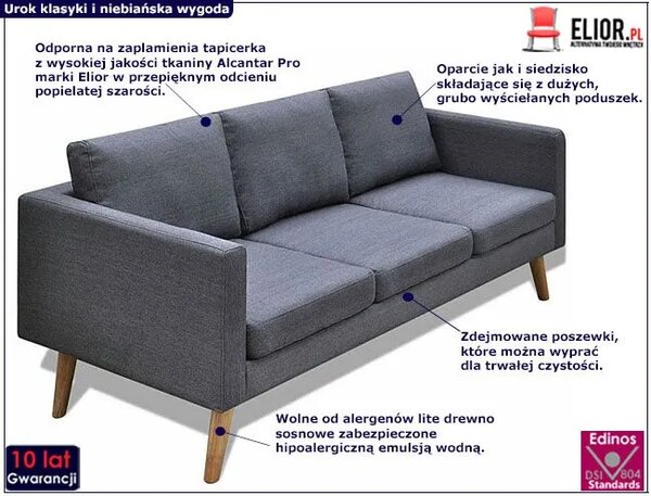 Sofa 3-osobowa B6-B03