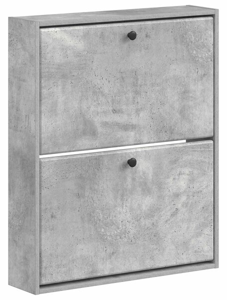 Wisząca szafka na buty BREDA 71 x 17 x 86 cm Betonowy szary