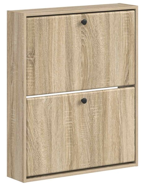 Wisząca szafka na buty BREDA 71 x 17 x 86 cm dąb Sonoma