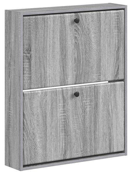Wisząca szafka na buty BREDA 71 x 17 x 86 cm Szary Sonoma