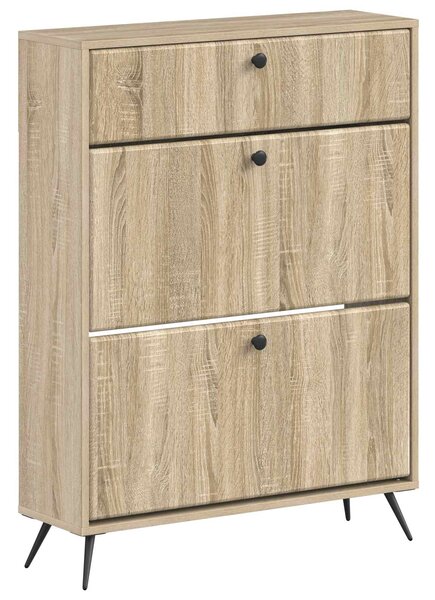 Szafka na buty BREDA 78 x 24 x 103 cm Drewno inżynieryjne