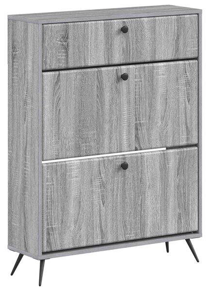 Szafka na buty BREDA 78 x 24 x 103 cm Drewno inżynieryjne