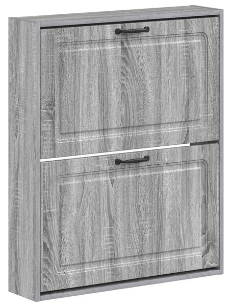 Wisząca szafka na buty UTRECHT 71 x 17 x 86 cm Szary Sonoma
