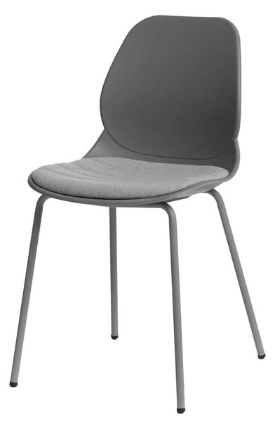 Wygodne krzesło Effi 2X - szare