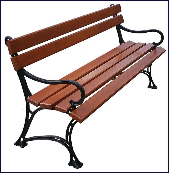 Aluminiowa ławka ogrodowa 150cm Z6-M72