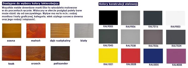 Ławka parkowa drewniana 150 cm P1-E03