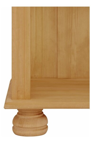 Regał z litego drewna sosnowego 77x116 cm Ella – Støraa