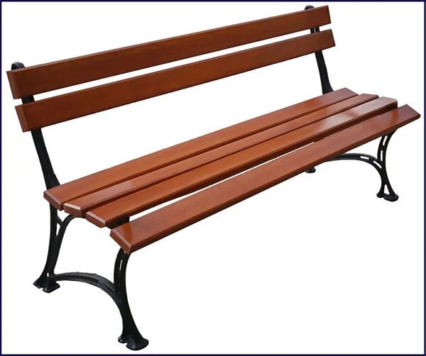 Żeliwna ławeczka parkowa 150cm M5-F11