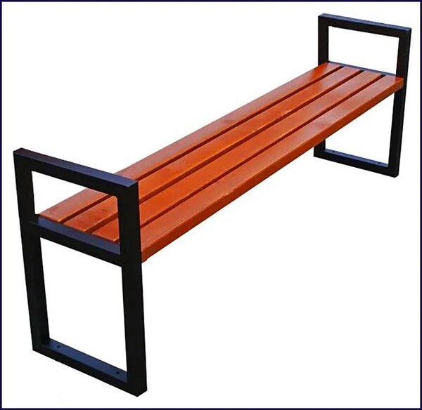 Nowoczesna drewniana ławka parkowa 180 cm M9-W35